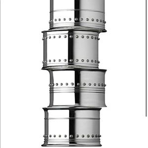 Vera Wang Napkin Ring Holder Set of 4